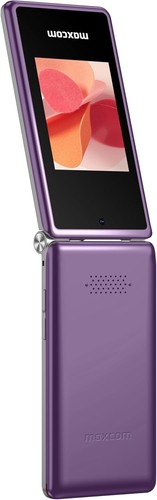 Maxcom flip phone con 2 - flip, 4g