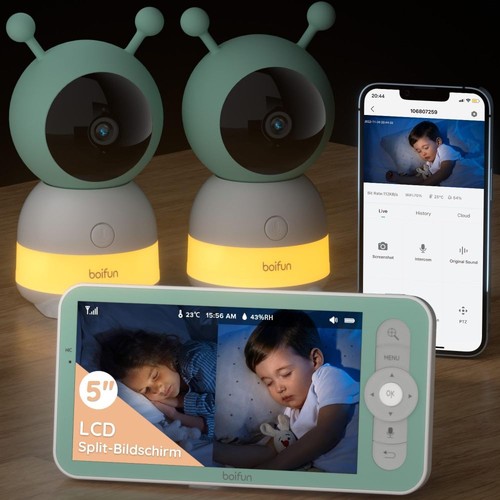 Baby monitor 2k3mp pollici - monitor,