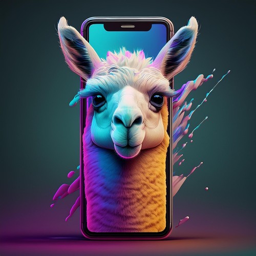 Llama phone magic prank - 4d,